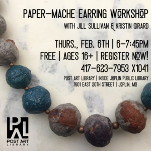 Paper-Mache Earring Workshop