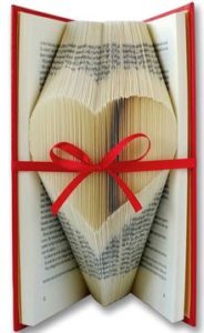 Book Folding Simple Heart