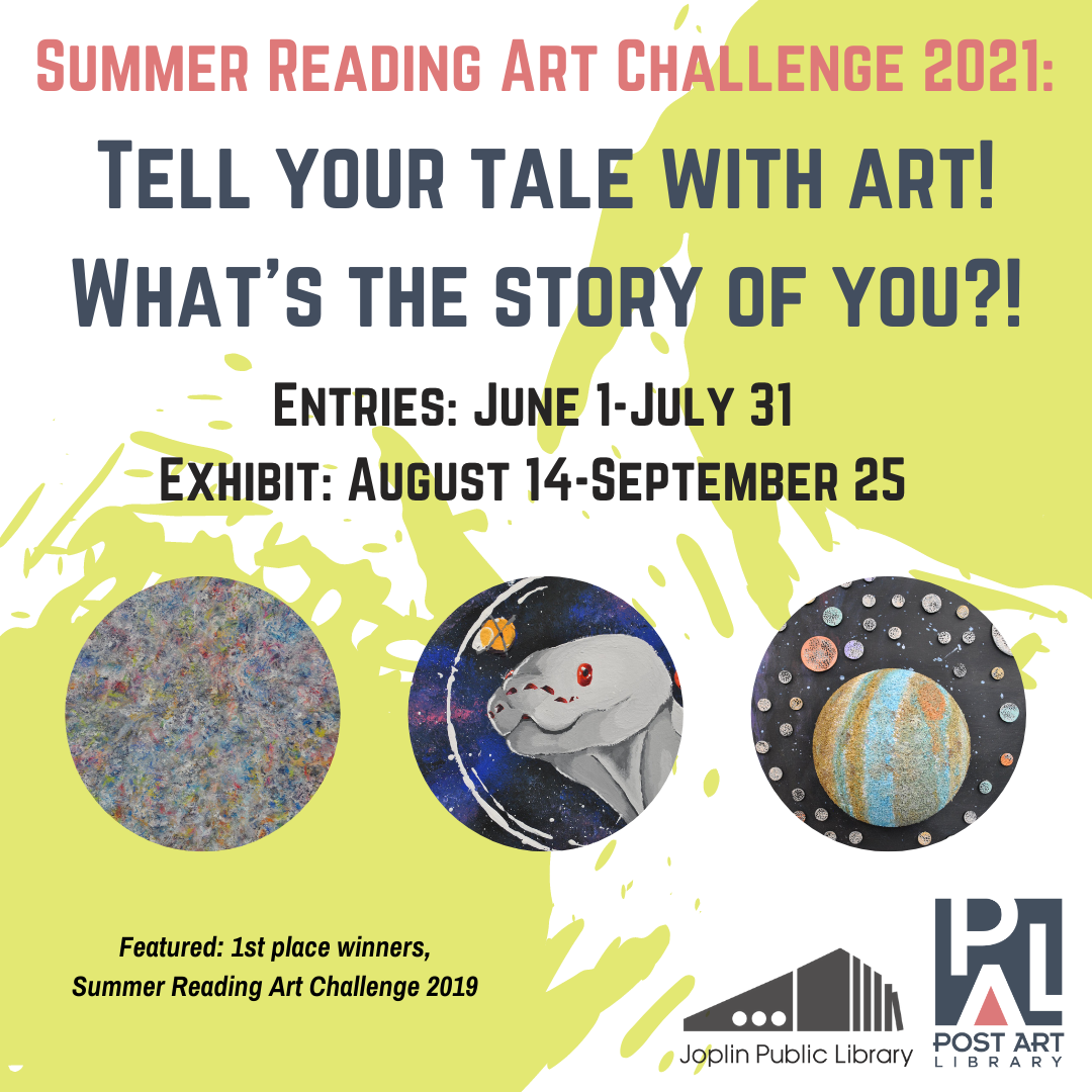 Summer Reading Art Challenge Joplin Public Library Summer Reading Art Challenge Joplin Public Library