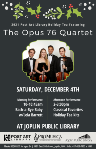 Bach-a-Bye Baby with The Opus 76 Quartet