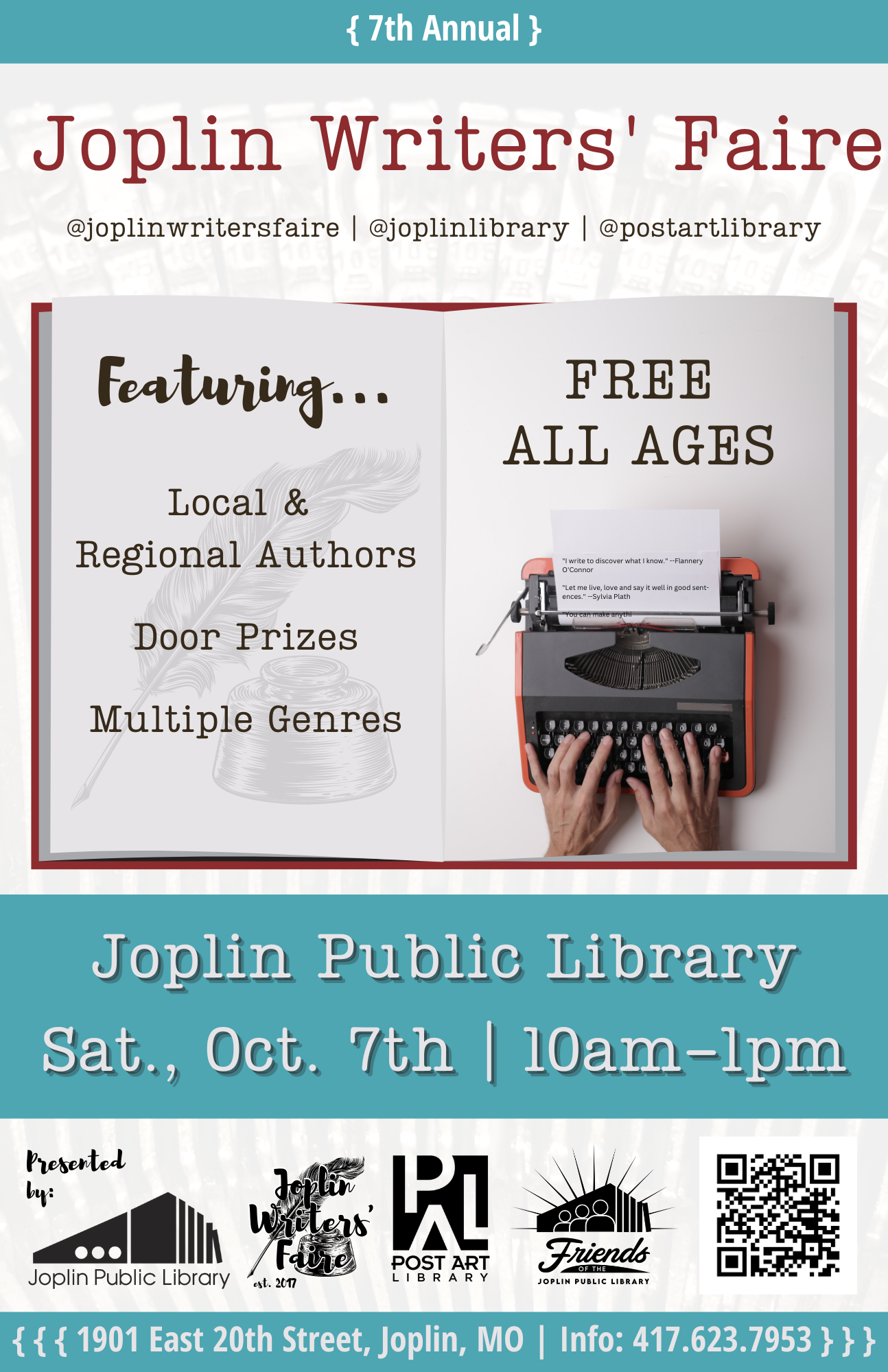 Writers' Faire Joplin Public Library