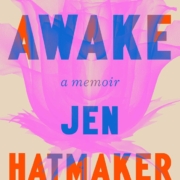 Awake Book cover features a pink rose in the center.