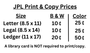 Print Prices