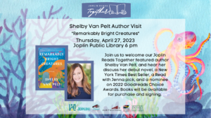 Shelby Van Pelt Author Visit - Joplin Public Library