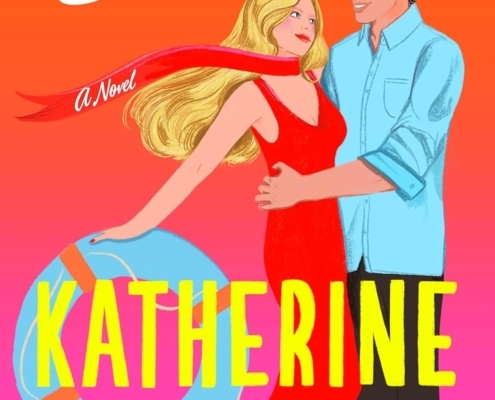 The book cover of The Shippers by Katherine Center. Features a couple dancing on a cruise ship.